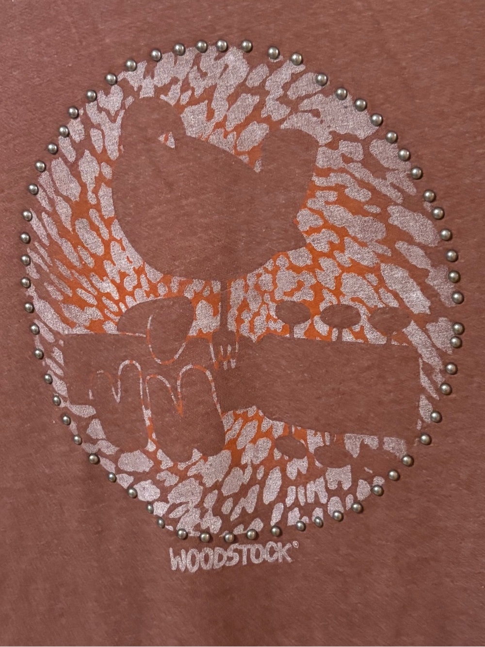 Lucky Brand Woodstock Brown Short Sleeve T-Shirt - Picture 4 of 6